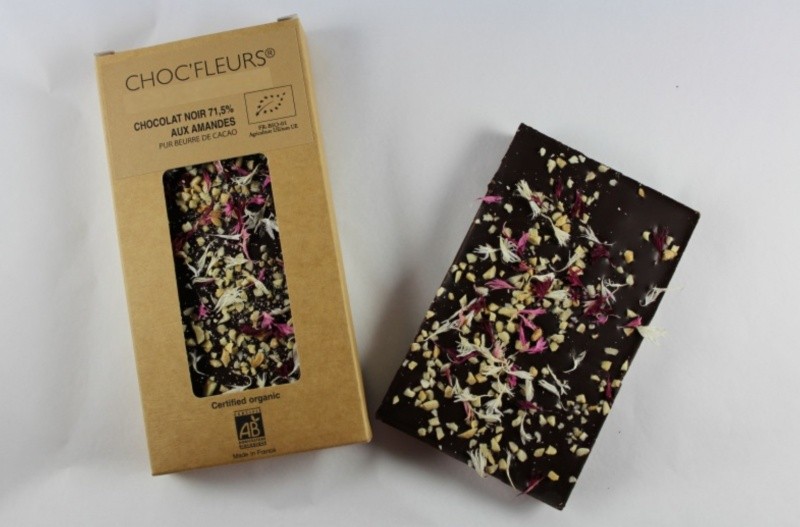 Tablette de chocolat noir aux epices aphrodisiaques