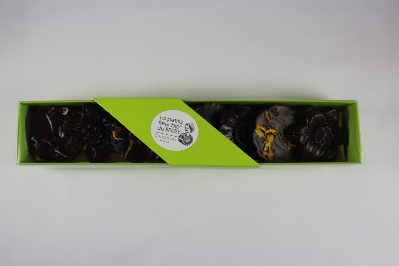 La petite fleur bio du berry chocolat noir 71.5%